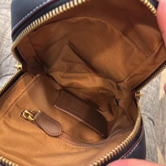 Coach Bag Denim Signature Crossbody Fanny Messenger - Picture 12 of 17